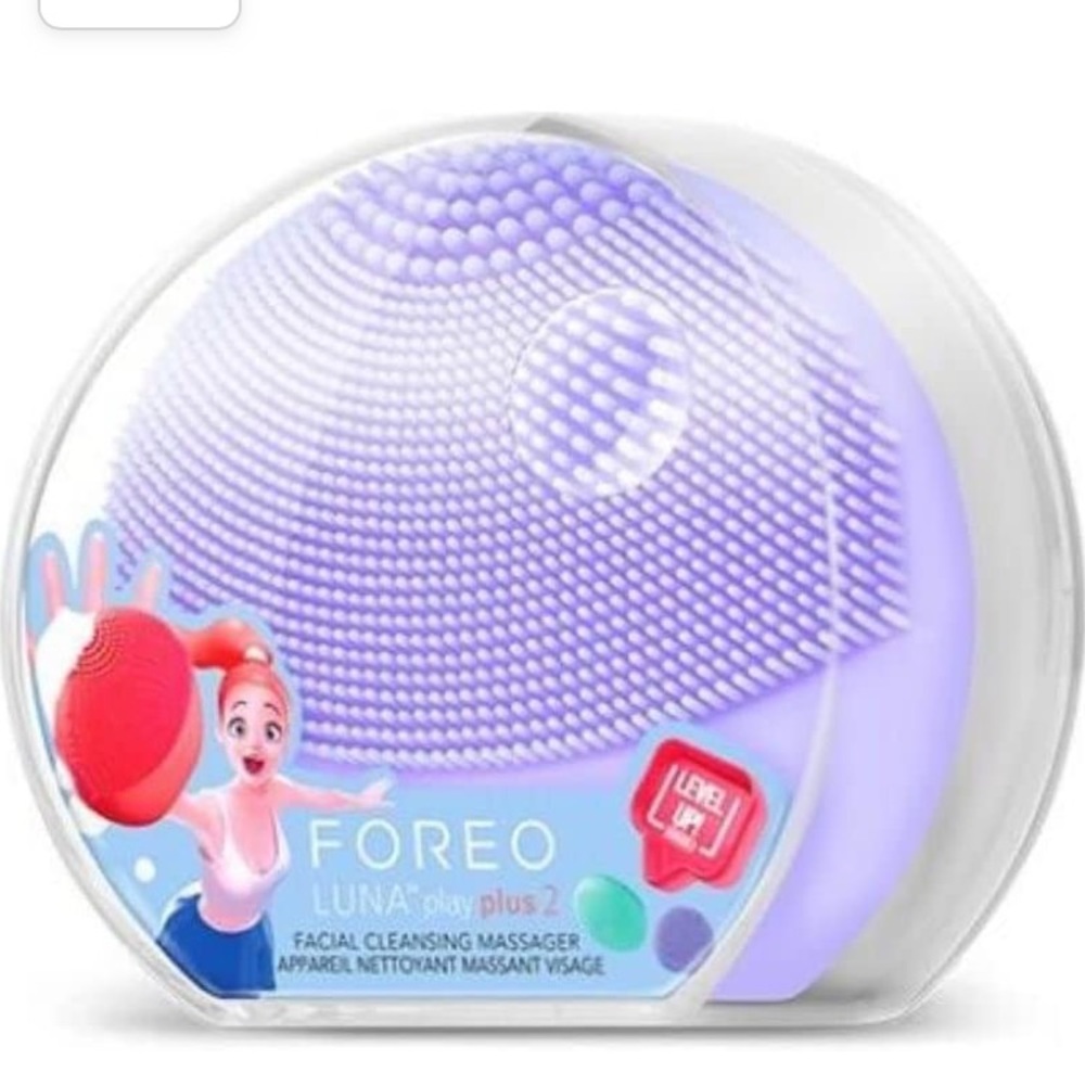 💋NEW💋 FOREO Luna Play Plus 2 Silicone Facial Cleansing Brush & Face Exfoliator